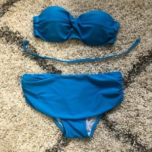 Blue bikini set